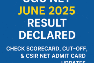 UGC NET June 2025 Result