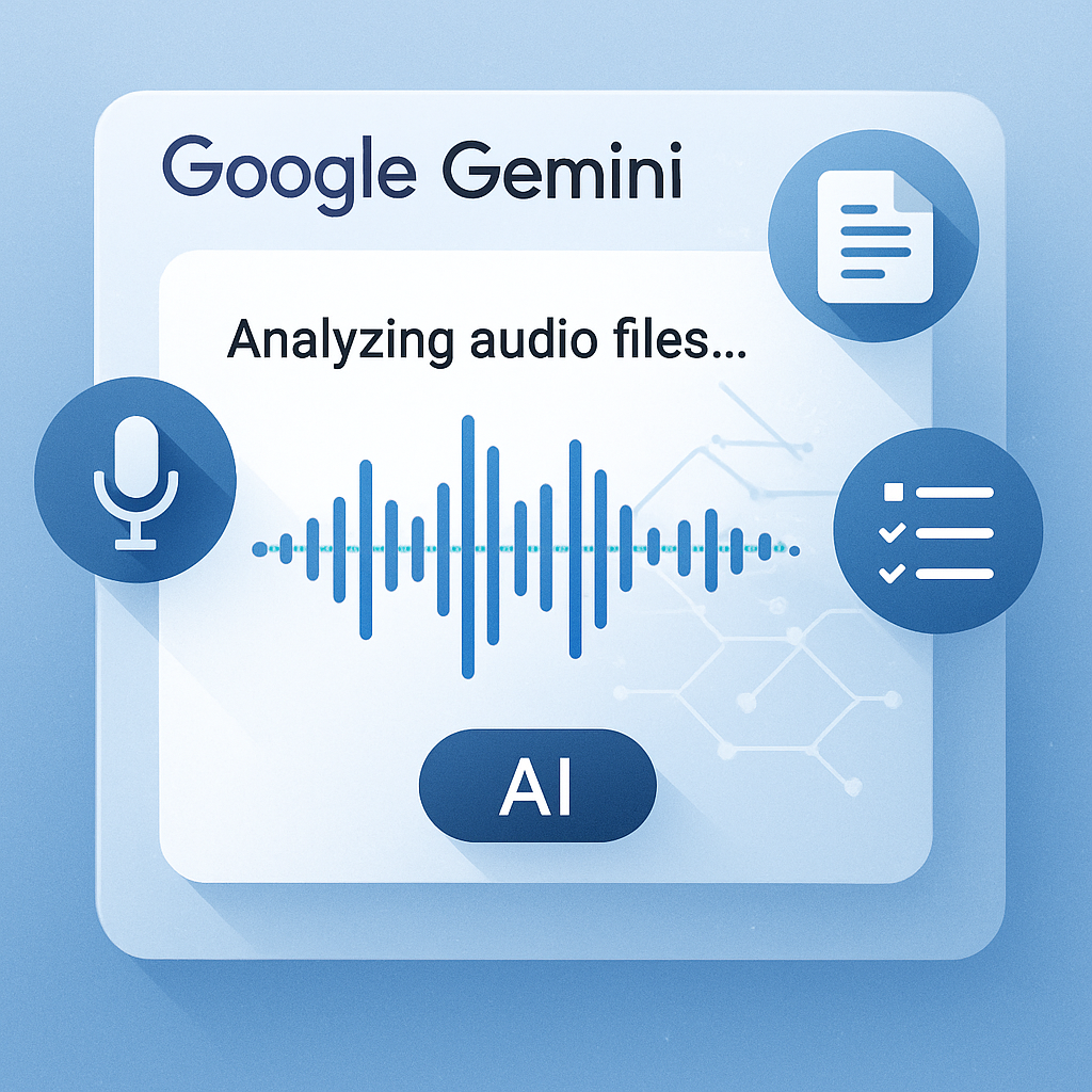 Google Gemini AI Audio